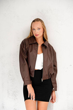 Oversize Basic Deri Ceket - Sokak Modasının Yeni İkonu