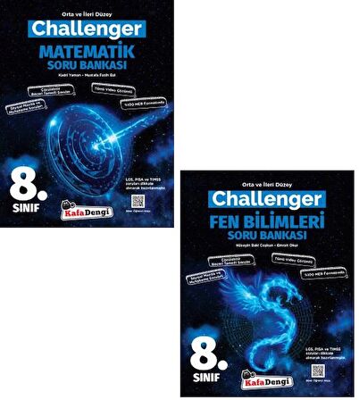 Kafadengi 8. Sınıf Lgs Matematik Fen Bilimleri Challenger Soru Seti 2023