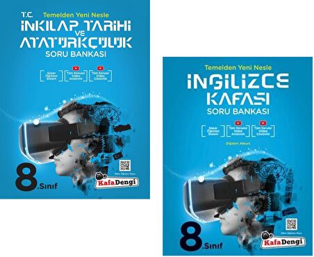 Kafadengi 8. Sınıf Lgs İngilizce + İnkılap Tarihi Kafası Soru Seti 2 Kitap 2023