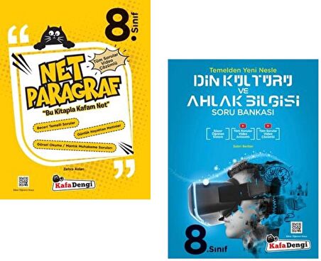 Kafadengi 8. Sınıf Lgs Paragraf + Din Kültürü Kafası Soru Seti 2 Kitap 2023