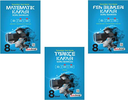 Kafadengi 8. Sınıf Lgs Matematik Türkçe Fen Kafası Soru Seti 2023