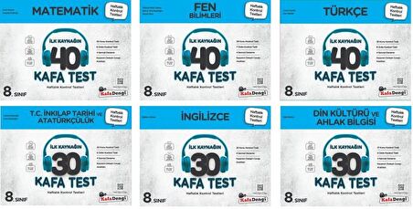 Kafadengi 8. Sınıf Lgs Kafa Test Seti 6 Kitap Tam Set 2023
