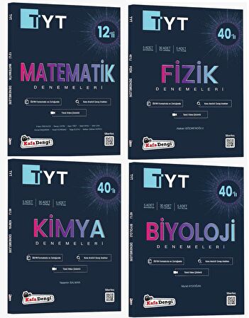 Kafadengi Tyt Matematik Fizik Kimya Biyoloji Deneme Seti 2023