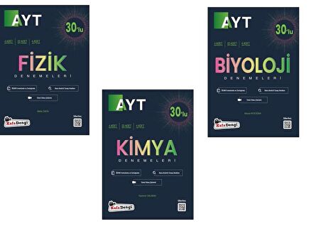 Kafadengi Ayt Fizik Kimya Biyoloji Branş Deneme Seti 2023