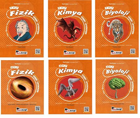 Kafadengi Tyt Ayt Fizik Kimya Biyoloji Temel Ve Orta Soru Bankası Seti 2023