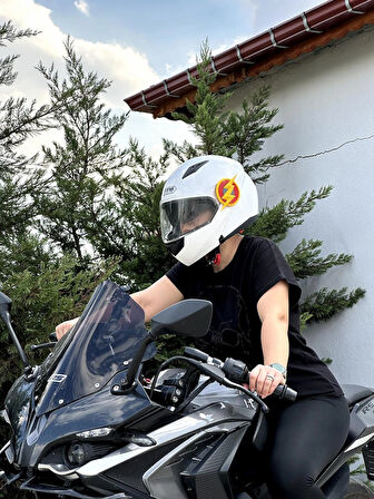 Motor & Motosiklet Flash Sembol Kask Dış Aksesuar