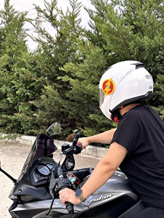 Motor & Motosiklet Flash Sembol Kask Dış Aksesuar