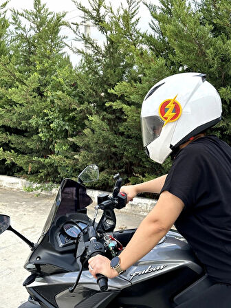 Motor & Motosiklet Flash Sembol Kask Dış Aksesuar