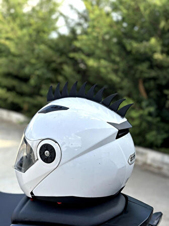 Motor & Motosiklet Punk Görünümlü Stil 2 Kask Dış Aksesuar