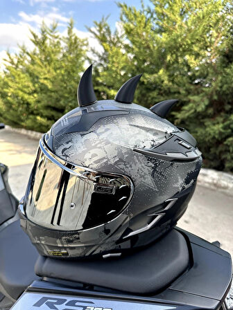 Motor & Motosiklet Punk Görünümlü Stil 1 Kask Dış Aksesuar