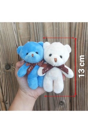Peluş Ayıcık Anahtarlık Kahve Renkli