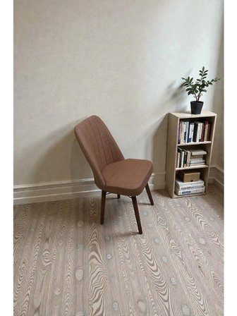 Baresmu Hasa 1 Adet Sandalye – Ahşap Ayaklı, Ergonomik, Rahat Oturumlu Modern Mutfak ve Yemek Sandalyesi