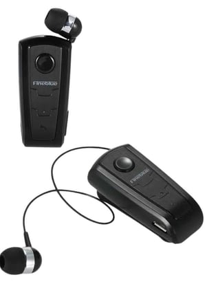 Makaralı Bluetooth Kulakiçi Yaka Kulaklığı Kablosuz Kulaklık