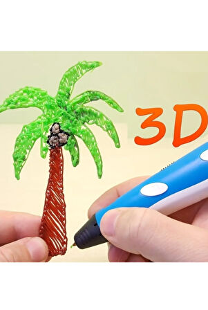 QASUL 3D Düşük Sıcaklık Kendin Yap Seti 3 Boyutlu Yazıcı Kalem  Filament Hediyeli