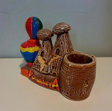 AthStore Kapadokya Peribacası Alçı Balonlu Kalem Kutusu, Kalemlik 335 TL  Şimdi Al