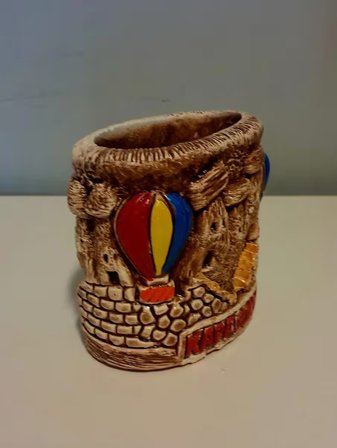 Han Cappadocia Collection Kapadokya Peribacası Alçı Kalemlik Yassı