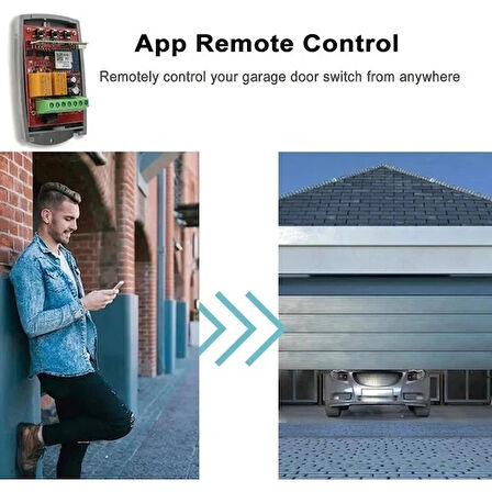 Dünyanın Her Yerinden Cep Telefon Ile Garaj Kapısını Açıp Kapatan Wifi Modül