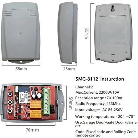 Dünyanın Her Yerinden Cep Telefon Ile Garaj Kapısını Açıp Kapatan Wifi Modül