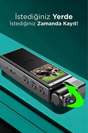 1.3 inç Ekran 1080 P Spor HD Wifi Özellikli Mini Kamera Taşınabilir Dijital Video Kaydedici