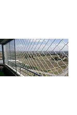 2,50X 4 METRE BALKON MERDİVEN GÜVENLİK FİLESİ AĞI KALINLIK 6 MM 