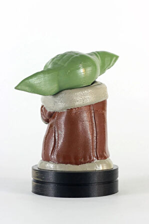 Baby Yoda Figürü - Kalpli Star Wars Grogu - The Mandalorian