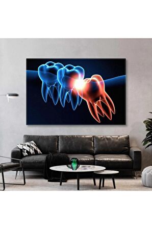 Ağız Diş Sağlığı Dişçi Diş Hekimi Lik Dentist Kanvas Tablo T