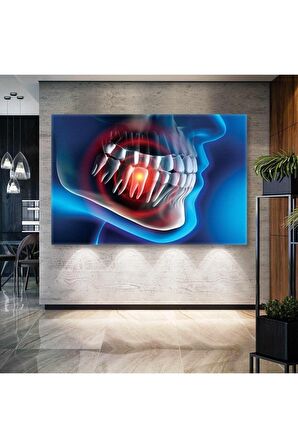 Ağız Ve Diş Sağlığı Dişçi Diş Hekimi Ofisi Dentist Kanvas Tablo T2022185