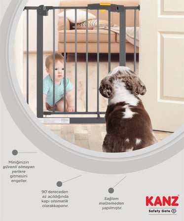 KANZ Safety Gate Güvenlik Kapısı Krem