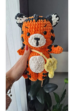 Amigurumi Örgü Kadife / Peluş Kaplan