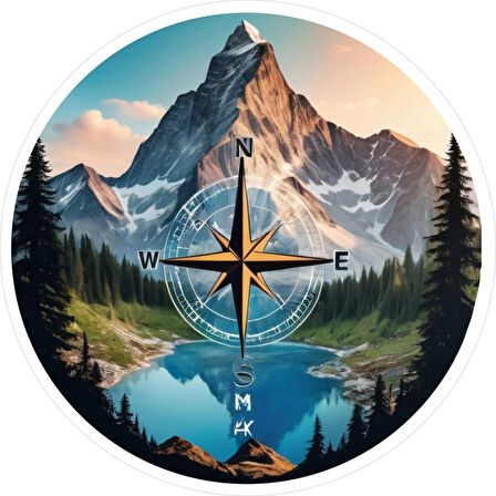 33X33 cm Karavan v5 Araç Tekne Duvar Jeep Oto Sticker