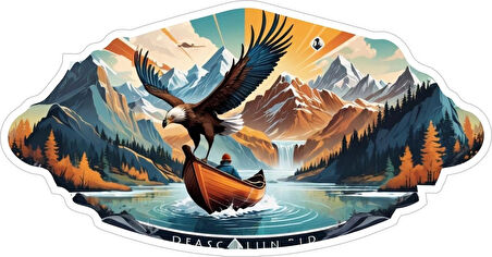 33X33 cm Karavan V13 Araç Tekne Duvar Jeep Oto Sticker