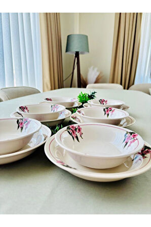 Karçiçeği Model 12 Parça Yemek Takımı