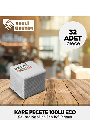 Kare Peçete 100Lü Eco - 32 Adet