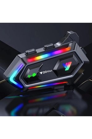 Y20 Motosiklet 5.3 Kask Intercom 2 Kişi 300 Metre Eşleşme Özellikli