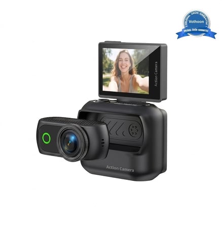 Dijital Video Kamera (32Gb) Kart Dijital Vlog Fotoğraf Makinesi Türkçe Siyah