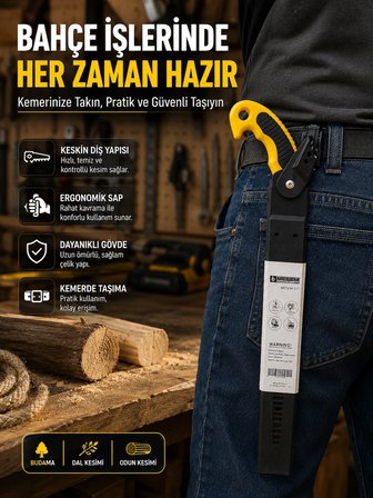 Ahşap Dal Kesiminde Etkili Bahçe Bıçkısı