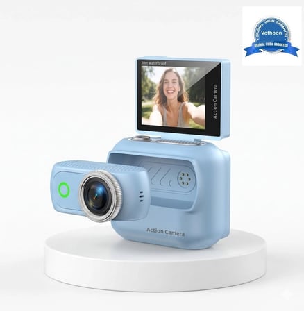 Dijital Video Kamera (32Gb) Kart Dijital Vlog Fotoğraf Makinesi Türkçe