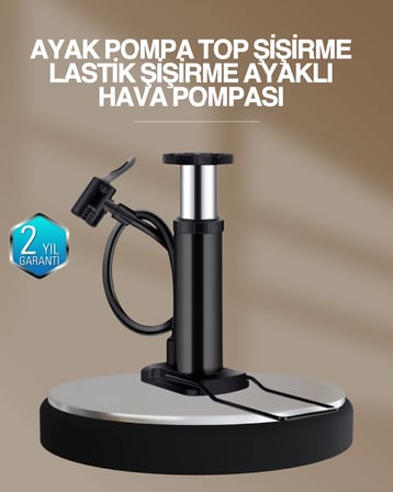 Extra Güçlü Ayak Pompası Otomobil Motosiklet Bisiklet