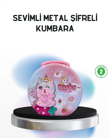 Anahtarlı Çocuk Kasası Eğitici Dekoratif Tasarım