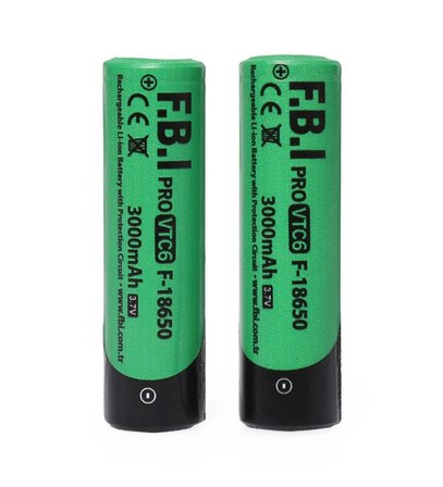 Vtc6 18650 3.7V 3000Mah 30A Li-Ion Şarjlı Pil + Pil Taşıma Kutusu 2'Li Set