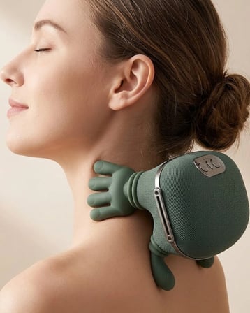 Yeni Nesil 3D Yoğurma Boyun Masaj Akıllı Ergonomik Tasarım Derin Kas Rahatlatıcı