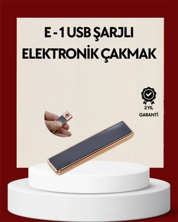Plazma Ark Teknolojili Elektrikli Çakmak – Dokunmatik, Led Göstergeli, Edilebilir