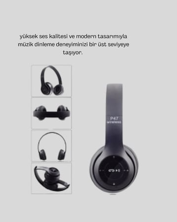 – Extra Bass, Tf Kart, Mikrofonlu, Ayarlanabilir Ergonomik Tasarım