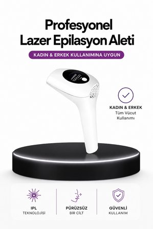Ipl Teknolojili Erkek Kadın Kullanımına Uygun Epilasyon Cihaz