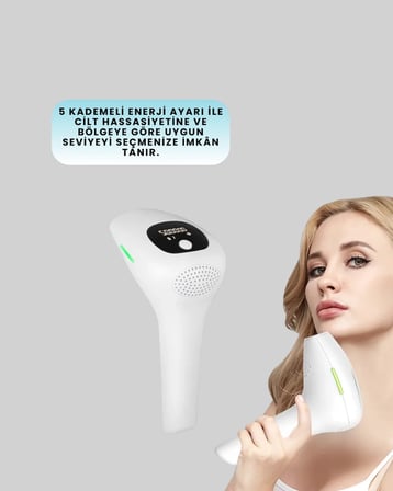 Ipl Teknolojili Erkek Kadın Kullanımına Uygun Epilasyon Cihaz