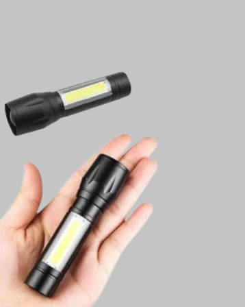 Profesyonel 4 Modlu Şarjlı El Feneri | 1300 Mah Batarya | Cree Led Teknolojisi