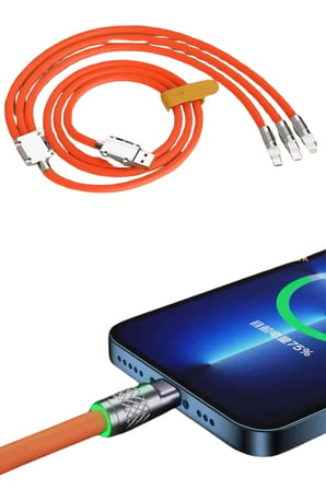 Çoklu Kablosu Usb İos 120W Hızlı Kablosu