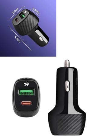 38W Usb Girişli Oto Çakmaklık Araç İçi Hızlı Çakmaklık Aleti