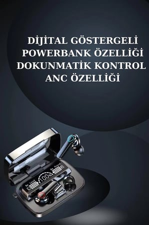Dijital Göstergeli Bluetooth Kulaklık Yeni Nesil Amoled Ekran Akıllı Saat