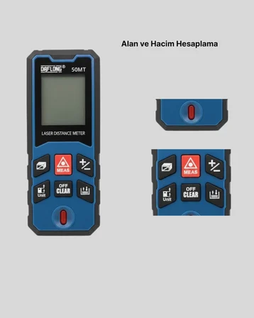 Metre 50 Mt Hassas Hızlı Ölçüm Özellikli